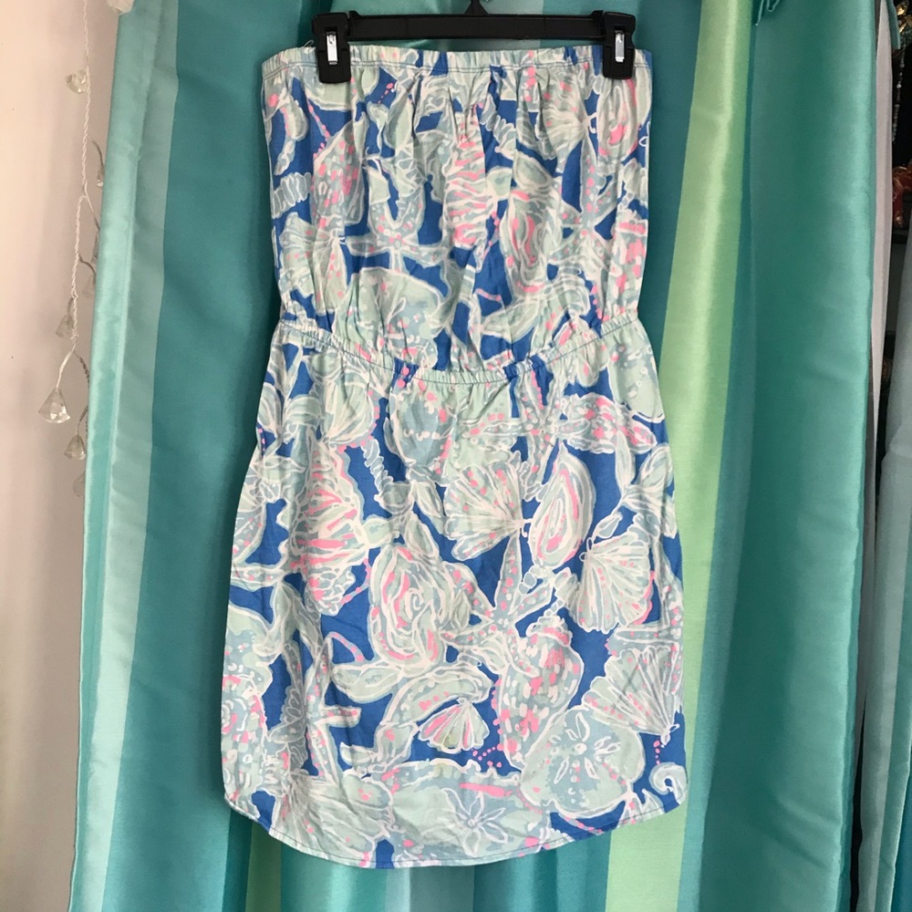 Lilly Pulitzer strapless dress